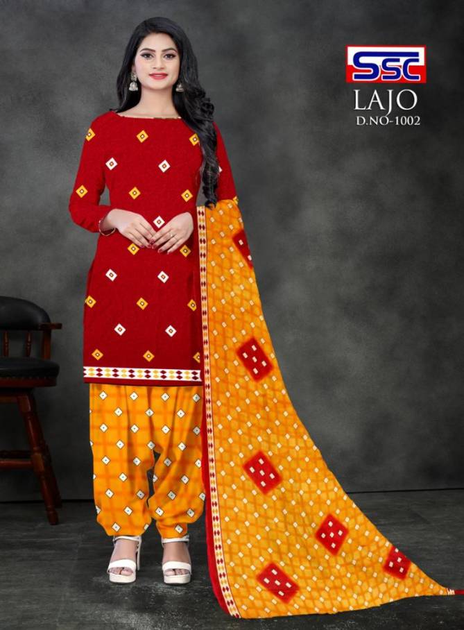 Ssc Lajo 33 American Printed Regular Wear Dress material Catalog
